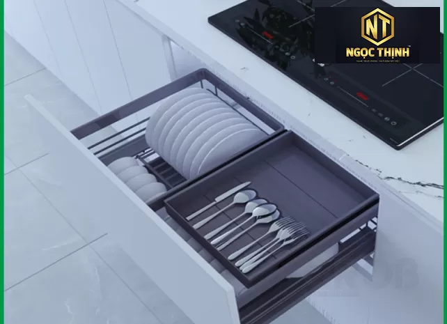 KỆ ĐỰNG BÁT ĐĨA ĐA NĂNG OVAL HỢP KIM NHÔM tại An Phước